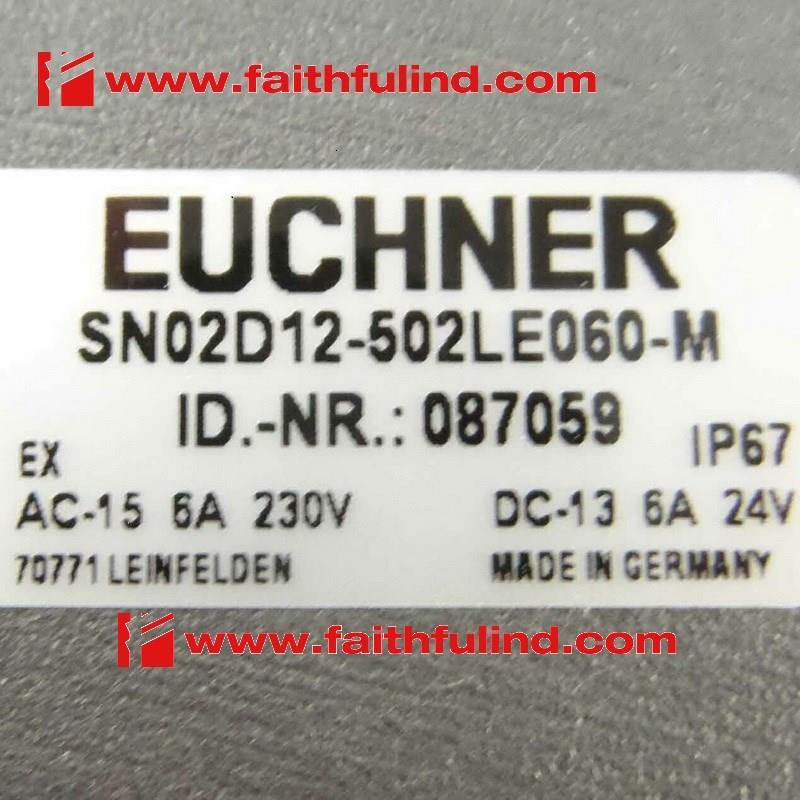 议价Euchner 087059 安士能安全开关 SN02D12-502LE060-M
