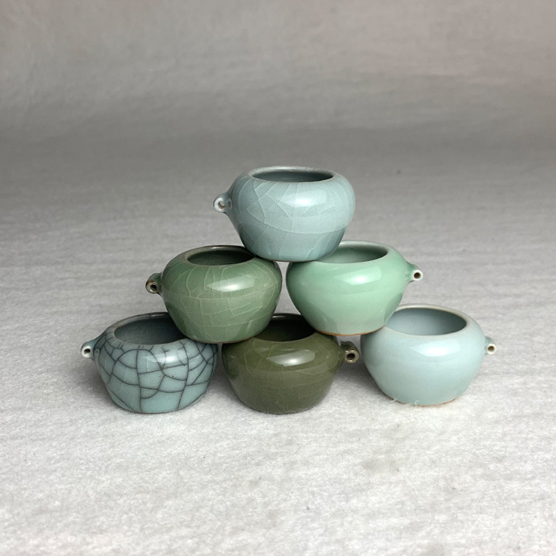 鸟食罐陶瓷带把青瓷颠颏燕子鸟笼配件鸟饲料鸟罐宠物鸟竹笼喂食器,宠物/宠物食品及用品,鸟禽喂食器/喂水器,淘宝优惠券,粉丝福利购,淘宝优惠卷