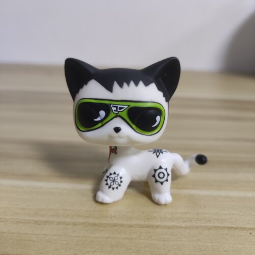 LPS Q版宠物 pet微型可爱的小朋友玩具 猫王 玩具高4厘米左右