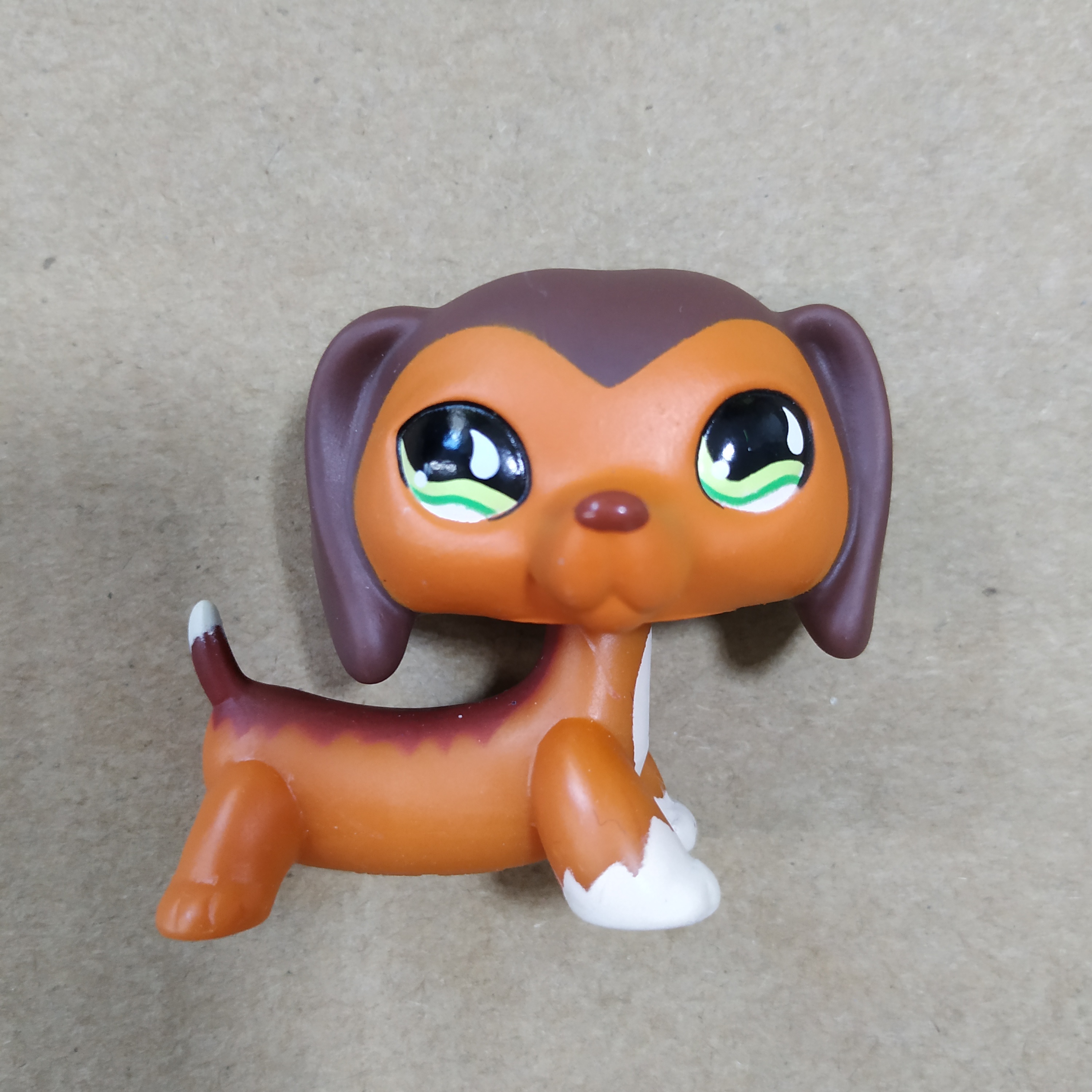 Q版宠物 pet微型的 lps萨凡纳腊肠狗 小孩玩具