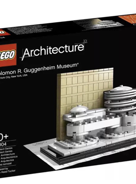 LEGO 21004 乐高积木玩具 Architecture 经典建筑古根海姆博物馆