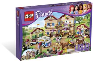 全新乐高积木 LEGO FRIENDS女孩系列3185马术夏令营
