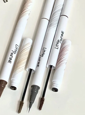 【正品小奥汀】双头水眉笔野生眉定型染眉膏立体定型极细水眉笔