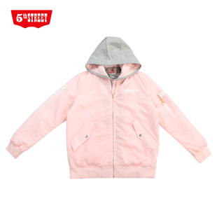 连帽外套152808 休闲假两件棉服韩版 214B0 street女装 第五街5th