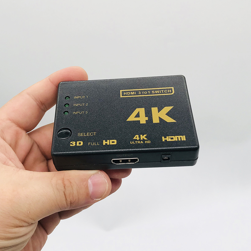 又是稀罕物 4K*2K三进一出HDMI切换器hdmi3进1出高清视频转换器 3C数码配件 分配器/分频器/分支器 原图主图