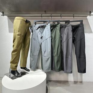 户外飞禽!内里复合绒!加厚直筒休闲裤子男秋冬多口袋软壳冲锋裤