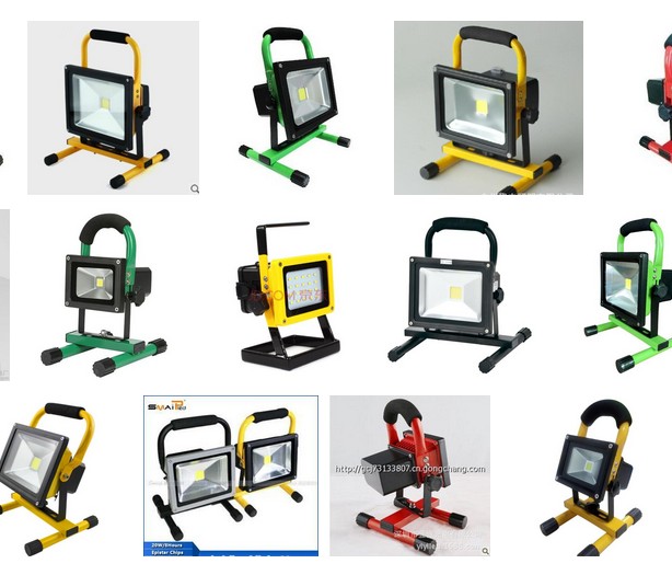 LED³äµçͶ¹âµÆ»§Íâ±ãЯʽÊÖÌáͶÉ䵯¹ã³¡Òƶ¯µÆ20W30W50W ³äµçÆ÷