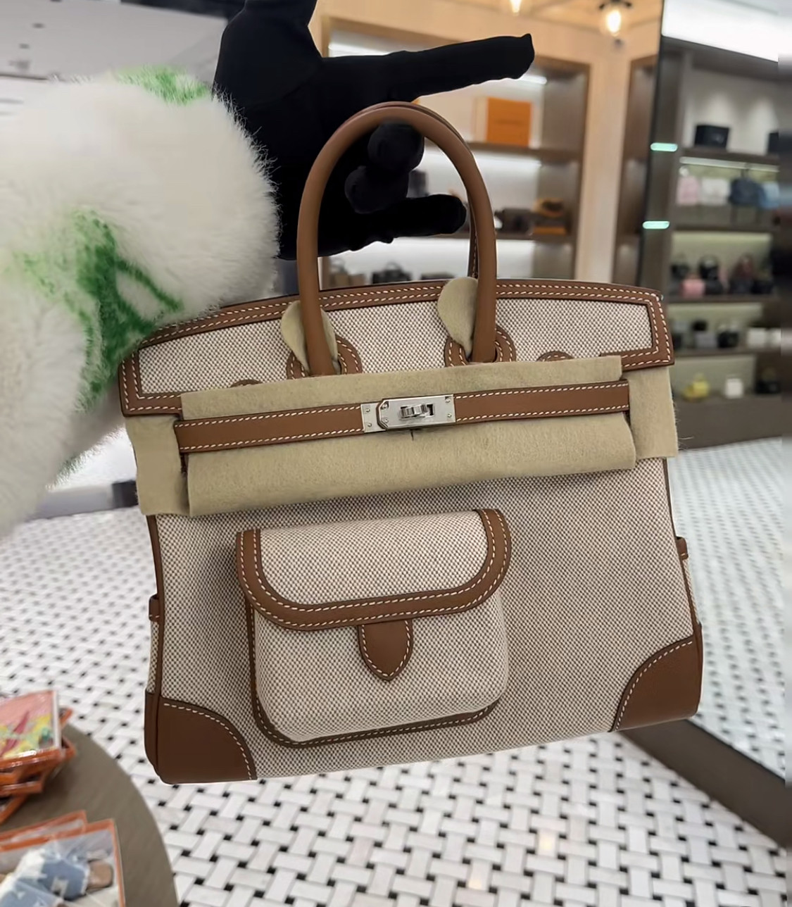 匠者老邢-cargo铂金包 手提包25cm 手缝手包