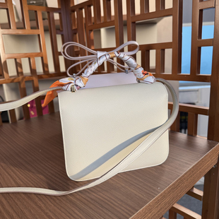 匠者老邢-康康19CM手缝蜡线单肩斜挎女包EPSOM原厂牛皮