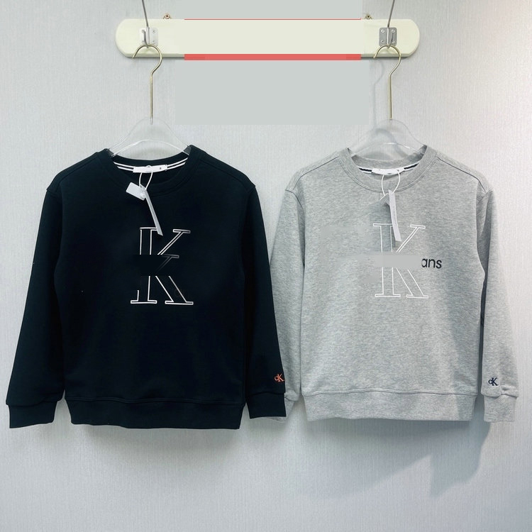 2025春秋新款男女童儿童中大童纯色圆领长袖卫衣卫裤套装