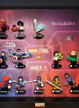 积木收纳相框乐高LEGO超英漫威抽抽乐71031 71039 复仇者人仔02