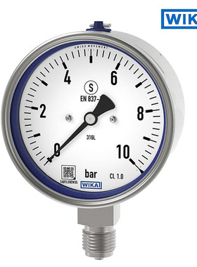 WIKA威卡 232.30.063  安全压力表 带实心隔板设计 正品代理