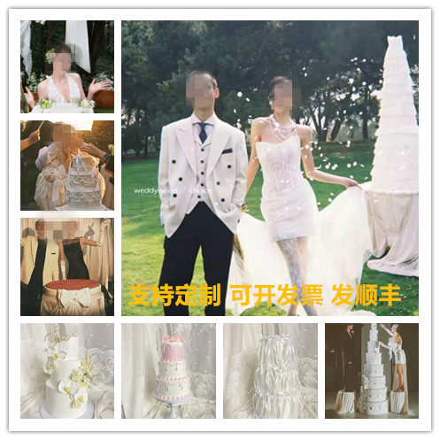 桌面蛋糕模型超大多层拍摄蛋糕