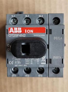 询价原装ABB底板及导轨安装隔离开关 OT25F4N2 25A议价