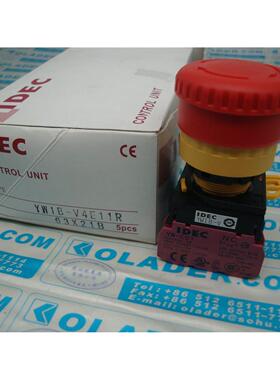 询价IDEC 和泉急停蘑菇头开关YW1B-V4E11R 自锁紧急开关