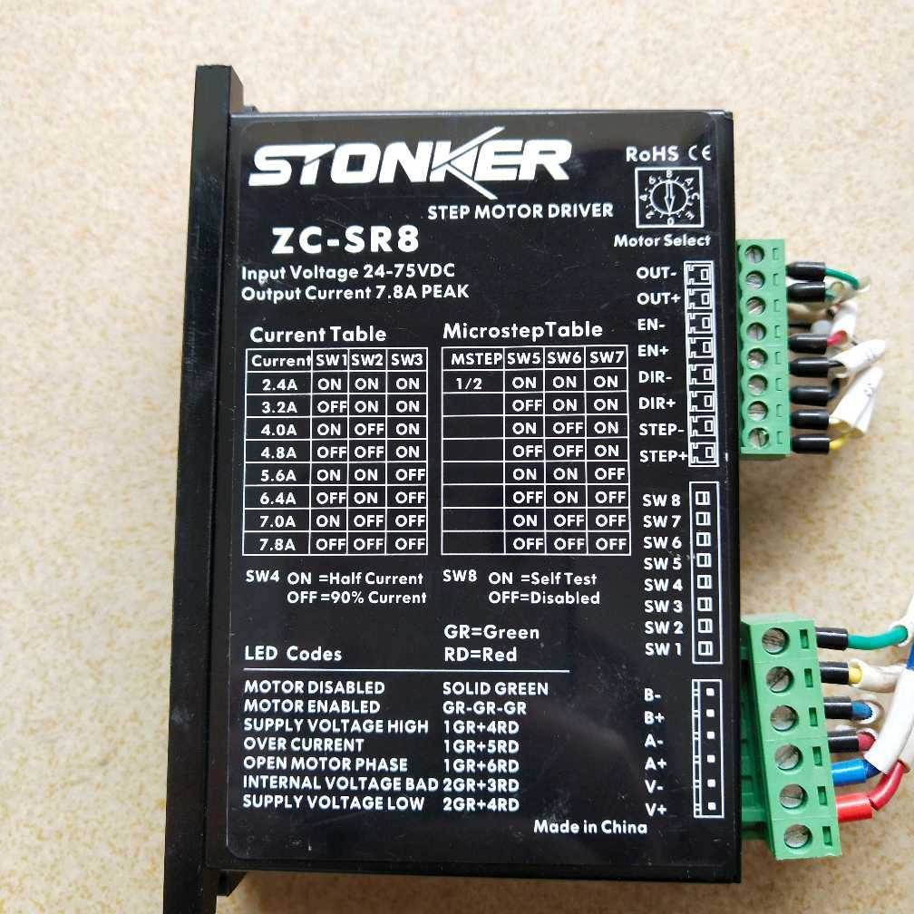 询价拆机STONTECK智控步进驱动器ZC -SR4N Z-SR8 已测试 议价