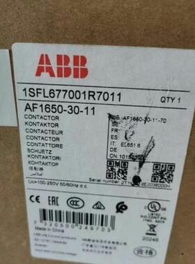 【工控数码】ABB接触器 AF1650-30-11 100-250V A议价