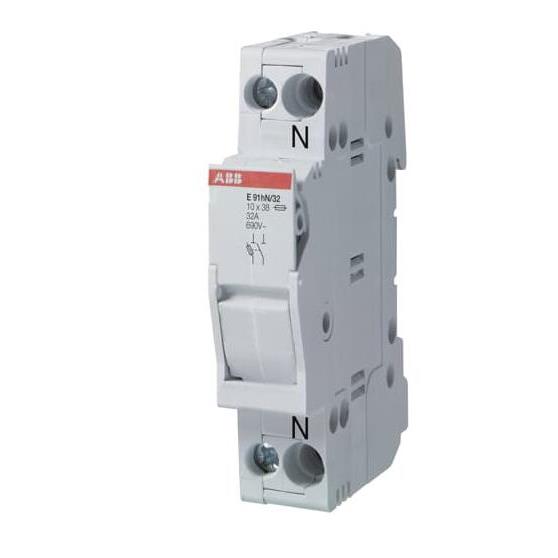 询价原装ABB熔断器式隔离开关 熔丝座 E91N/32 1+NA 32A议价