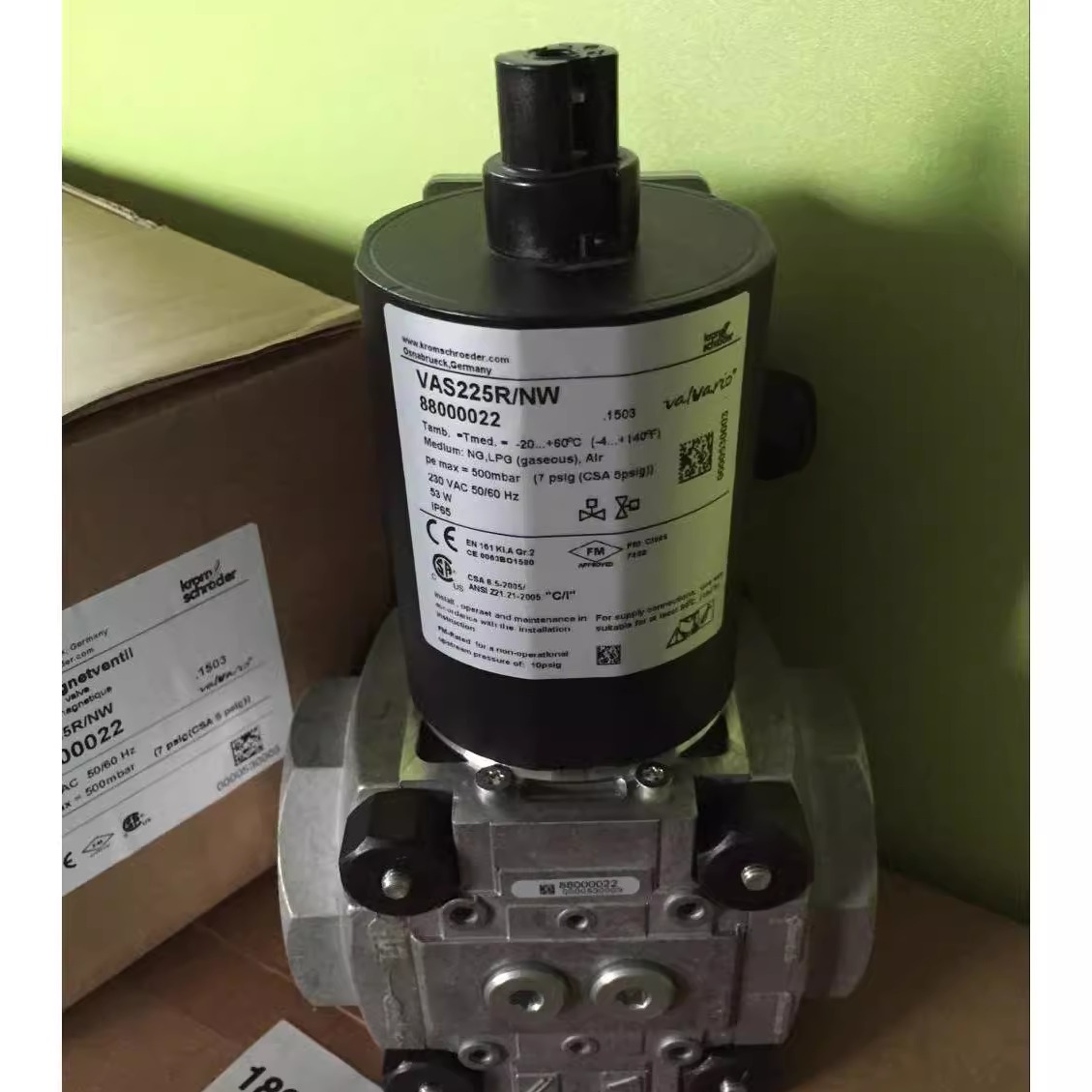 询价KROM电磁阀VAS 340R/NW,VAS 225R/NW 。VAS225/-R/N