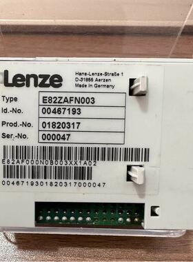 【工控数码】Lenze伦茨变频器I/O模块 E82ZAFN003 质保一年议价