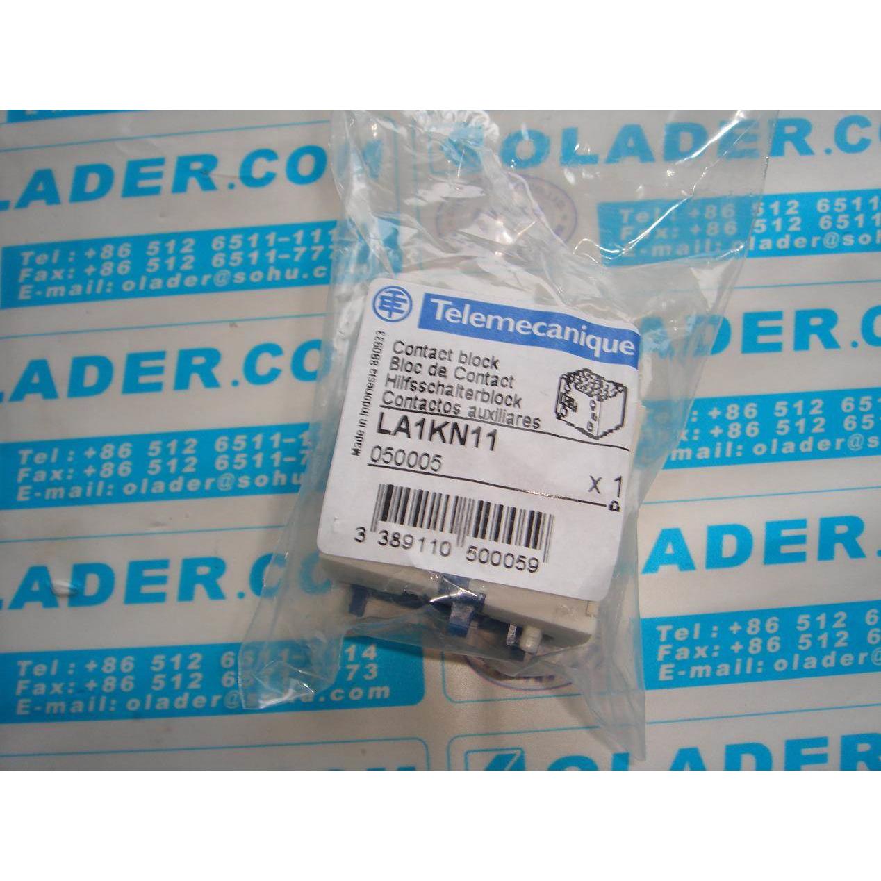 【工控数码】询价TELEMECANIQUE LA1KN11 法国特利美接触