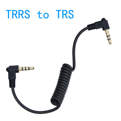 3.5mm TRS转TRRS 麦克话筒接手机适用RODE罗德SC7博雅4段转3段