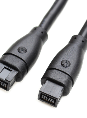 FireWire 800 9pin线 IEEE-1394B 9pin to 9pin连接线 1.8米