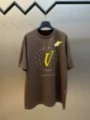 Dark Brown/Yellow Circle Style