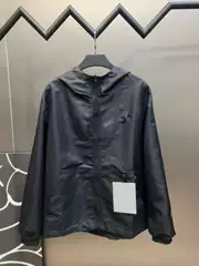 Reversible Trench Coat 2025 Early Spring New Fashion Pin Versatile Loose Hooded Jacket for Men and Women Couples