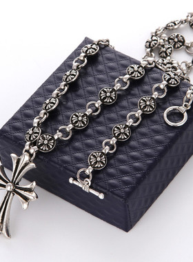 克罗十字架锁骨项链男女赛格朋克