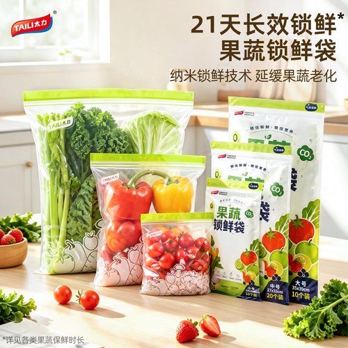 太力果蔬锁鲜袋保鲜袋
