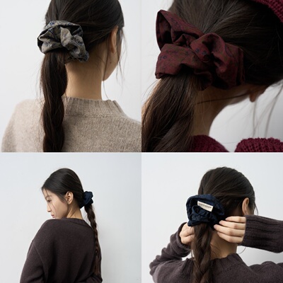 复古腰果花发圈发饰发饰