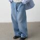 WITHSUUGAR｜男女同款 型土耳其进口浅色直筒牛仔裤 11oz WIDE版
