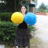 啦啦操花球拉拉队手花手拿花塑料哑光啦啦队彩球广场舞道具超大号