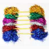 啦啦操花球花棍幼儿园器械打莲湘舞蹈花棍棒拉拉队手拿花彩球道具