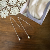 自制out 耳坠耳线happyrim自留款 label通体S925纯银流苏长款