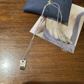 自制out 挂牌项链happyrim同款 label通体S925纯银时尚