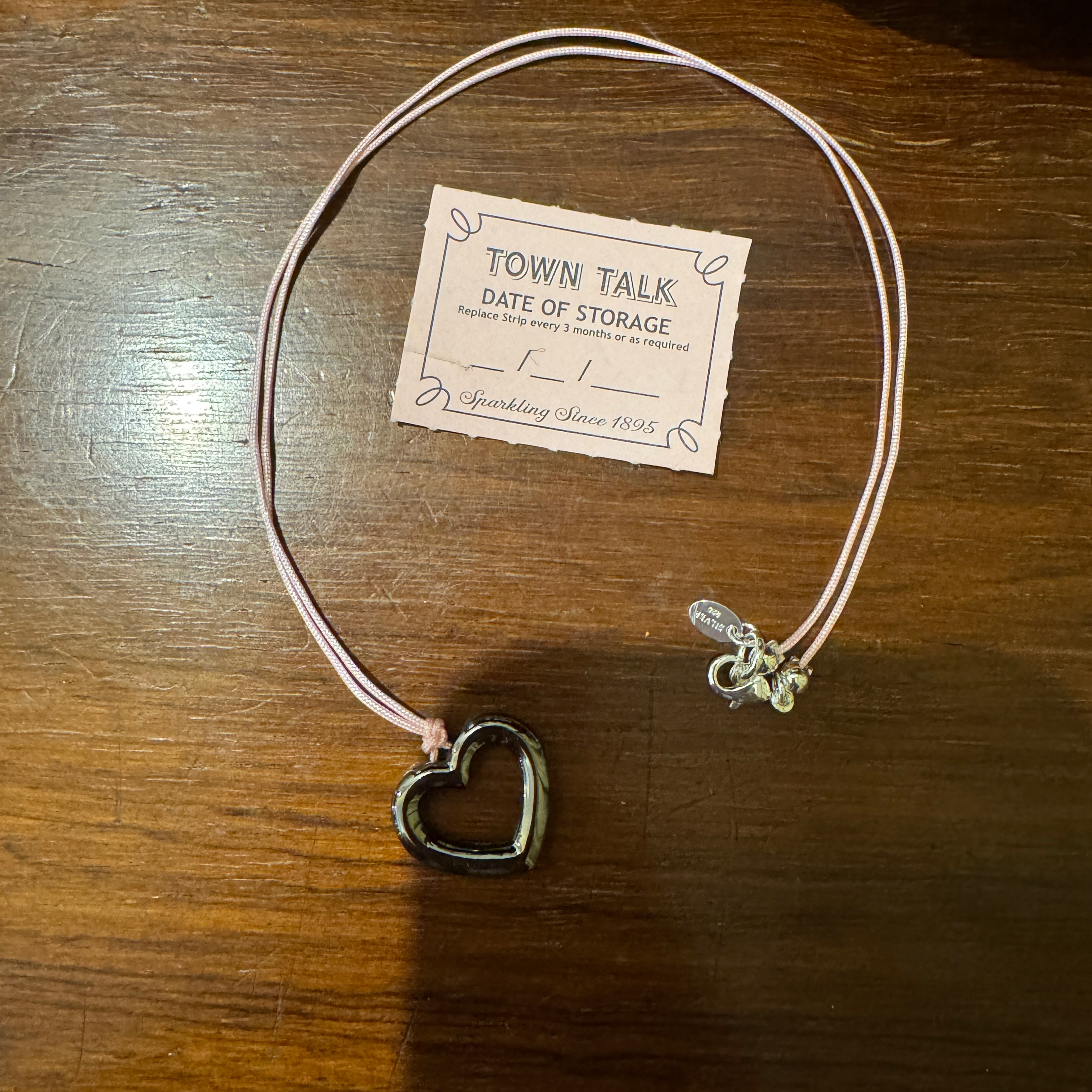 maybebaby纯银爱心项链