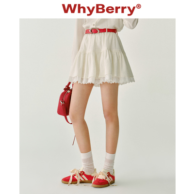 WhyBerry25SS花边短裙芭蕾风