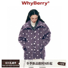WhyBerry 25AW“冬日序曲”绑带波点毛呢大衣原创小众翻领外套