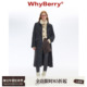 大衣复古外套冬 现货 半糖摩卡 黑色长款 宅子同款 WhyBerry