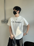 字母印花280克圆领短袖T恤ST86/P48控78，男装T恤，电商A242