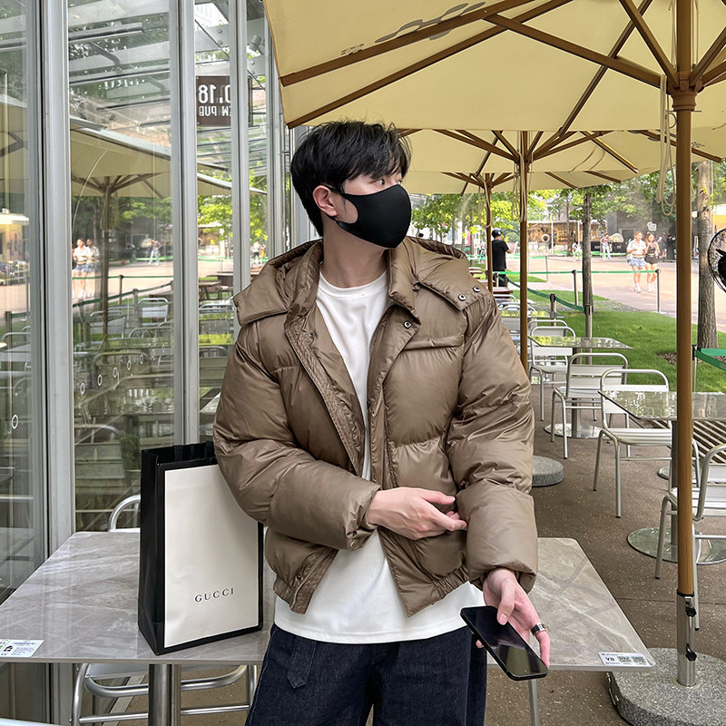 轻熟风加厚羽绒棉棉衣黑色MY05/P165控215,男装棉衣,电商A242