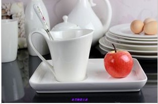 早餐杯外贸出口瓷器餐具点心碟