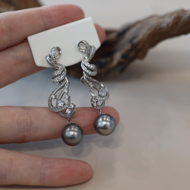 年货节 s925银凯特王妃海水大溪地耳钉 直播专拍不退改,珠宝/钻石/翡翠,耳饰,淘宝优惠券,粉丝福利购,淘宝优惠卷