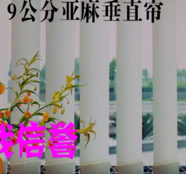 北京优质亚麻垂直帘PVC竖帘拉百叶帘/折帘/罗马帘