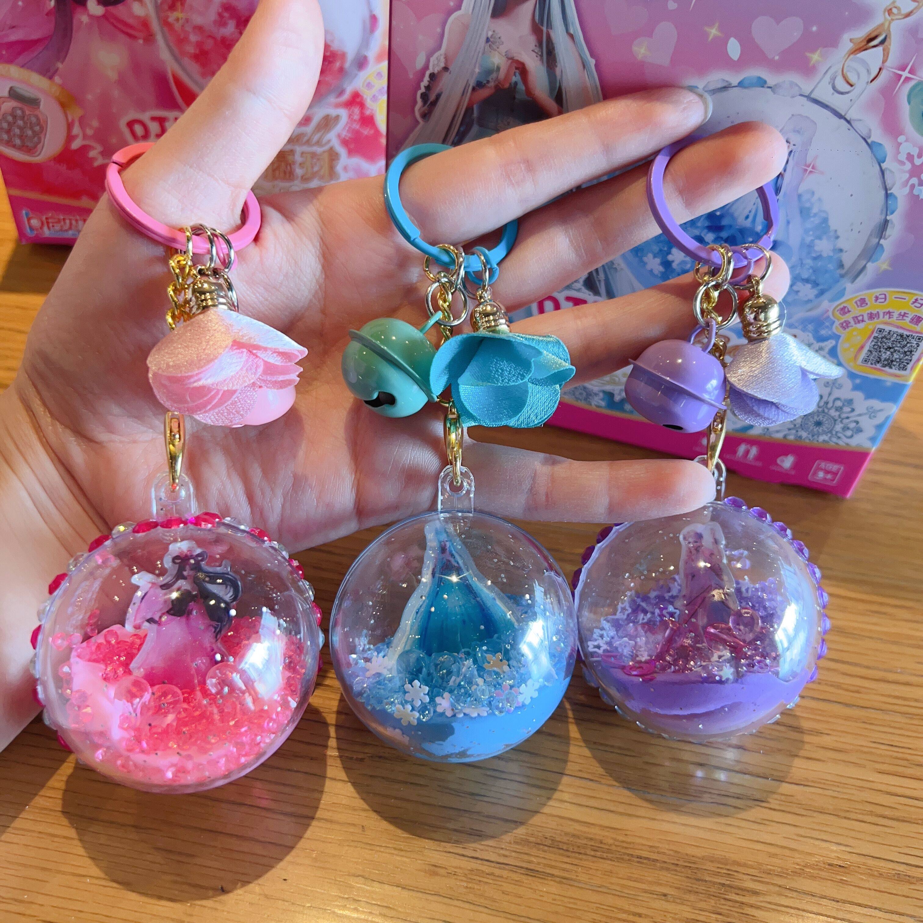 启贝工坊儿童手工制作diy粘贴叶罗丽仙子许愿球礼盒女孩六一玩具