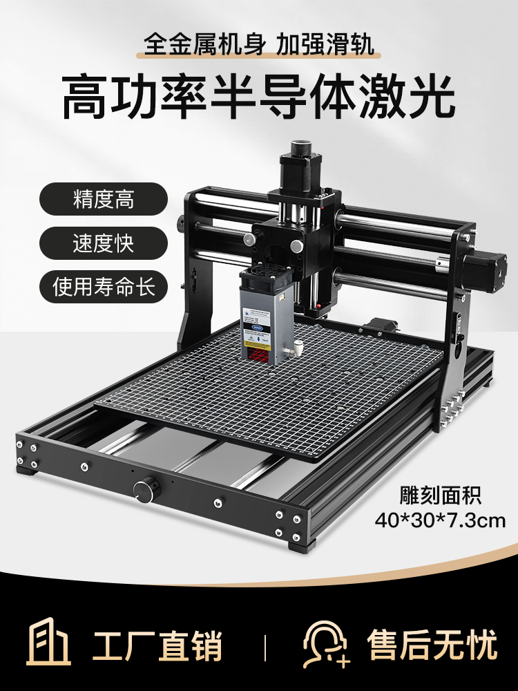 CNC4030pro雕刻机小型全自动数控铣床高精度金属刀具diy木工浮雕-封面