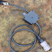 专用对讲机耳机原品六针 E型PTT军标单通高精度复刻版 TCA Davies