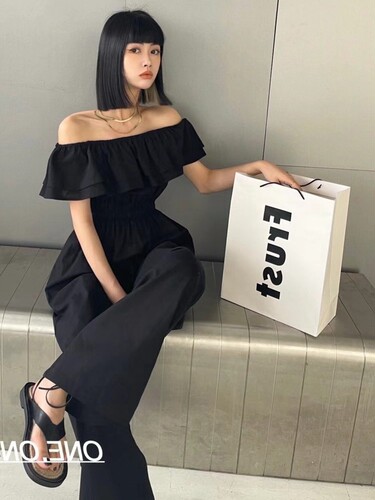 抹胸连体裤女夏新高级感炸街直播